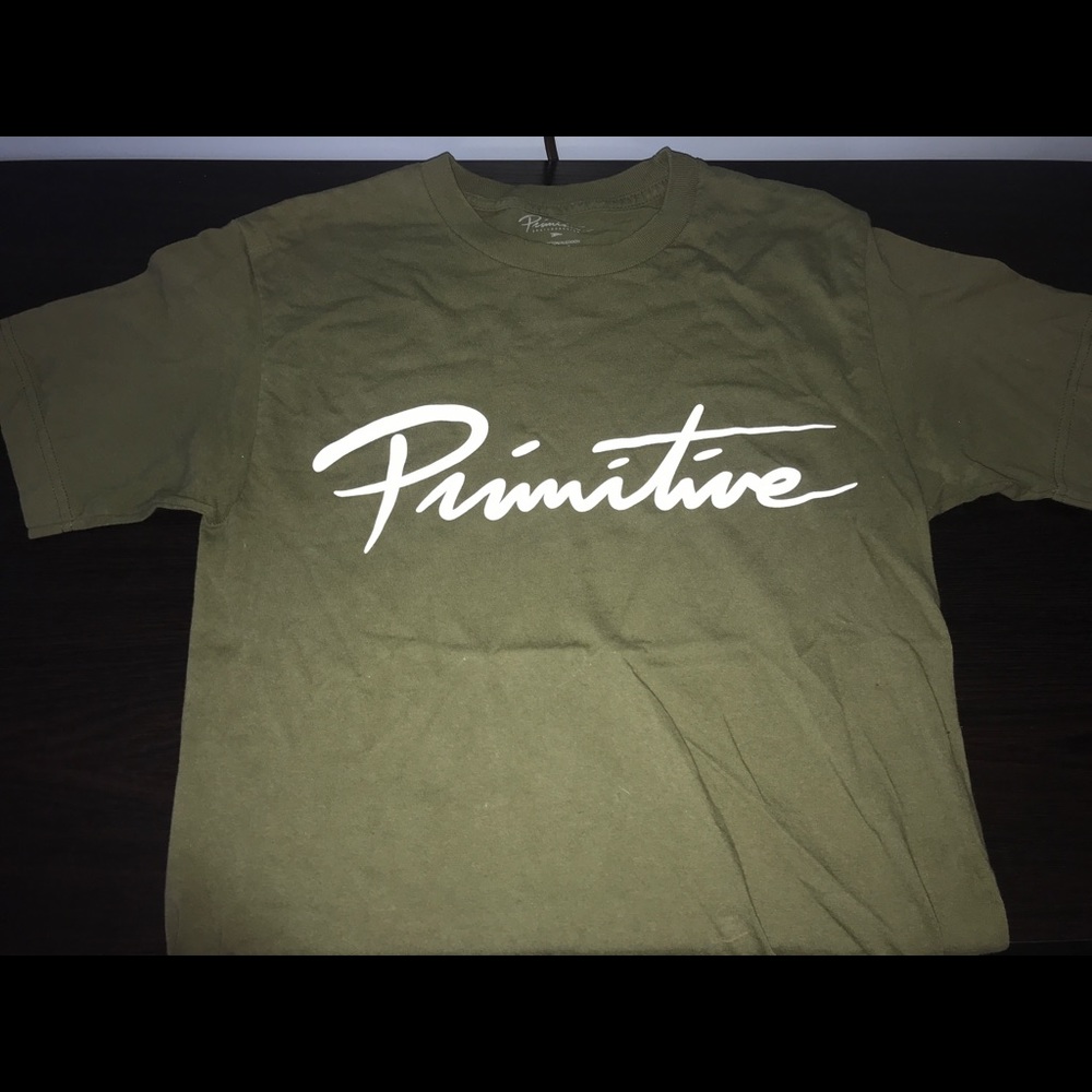 Olive Green Primitive T-shirt